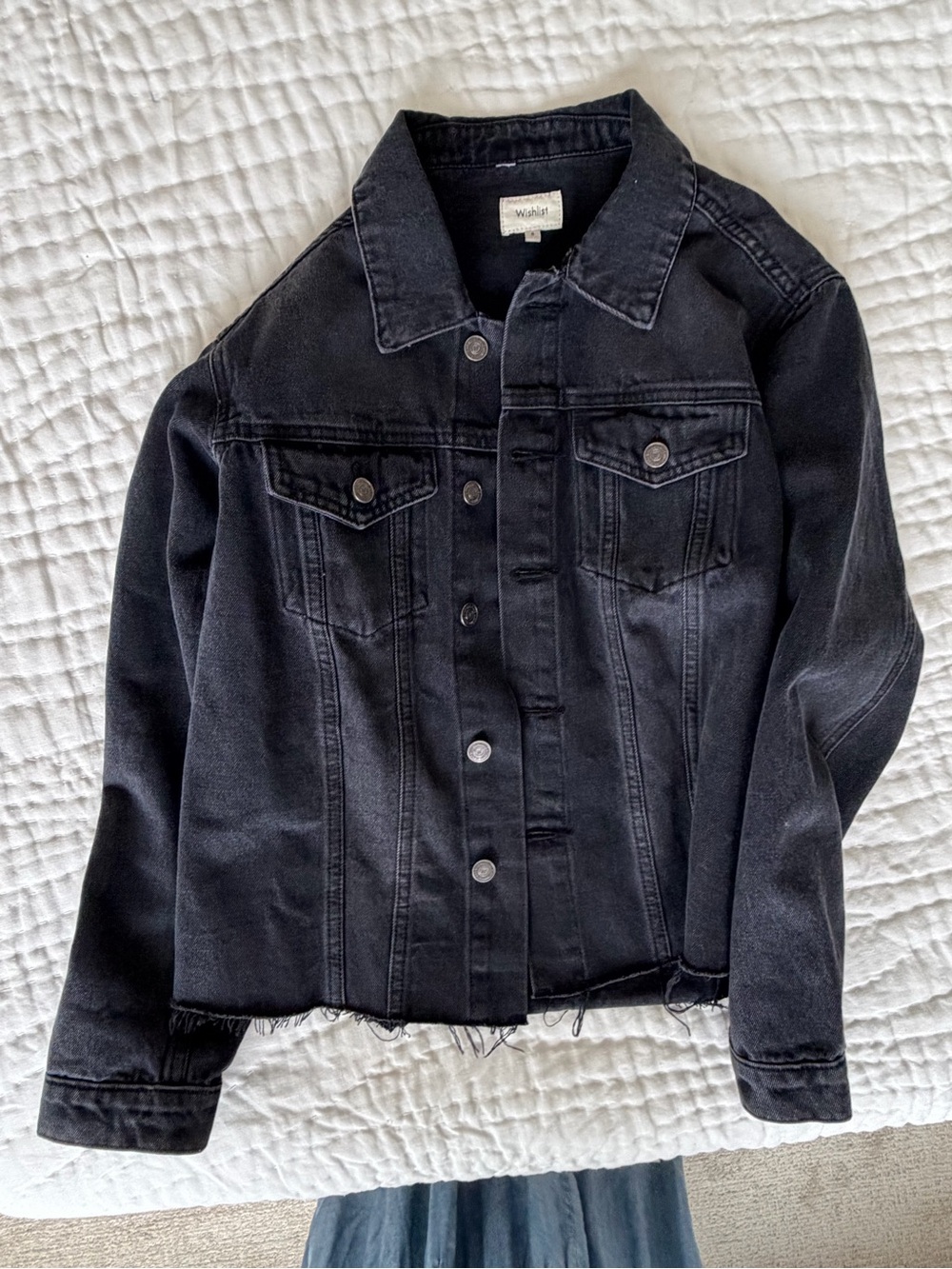 Wishlist Black Washed Denim Jacket